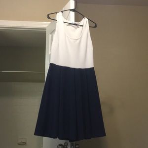 Double color dress